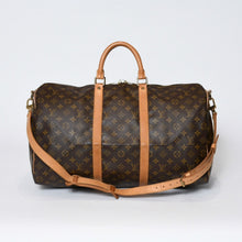 Load image into Gallery viewer, LOUIS VUITTON ルイヴィトン モノグラム キーポルバンドリエール50 ブラウン M41416 ボストンバッグ 美品 中古 4b013709
