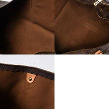 Load image into Gallery viewer, LOUIS VUITTON ルイヴィトン モノグラム キーポルバンドリエール50 ブラウン M41416 ボストンバッグ 美品 中古 4b013709