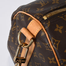 Load image into Gallery viewer, LOUIS VUITTON ルイヴィトン モノグラム キーポルバンドリエール55 2WAY ボストンバック M41414 ブラウン キャンバス 美品 中古 4b013710