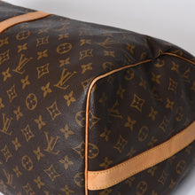 Load image into Gallery viewer, LOUIS VUITTON ルイヴィトン モノグラム キーポルバンドリエール55 2WAY ボストンバック M41414 ブラウン キャンバス 美品 中古 4b013710