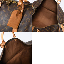 Load image into Gallery viewer, LOUIS VUITTON ルイヴィトン モノグラム キーポルバンドリエール55 2WAY ボストンバック M41414 ブラウン キャンバス 美品 中古 4b013710