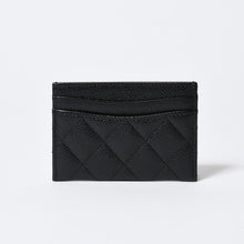Load image into Gallery viewer, 極美品 CHANEL シャネル マトラッセ ココマーク カードケース AP0213 ランダム番台 ブラック ボルドー キャビアスキン 中古 4b013611