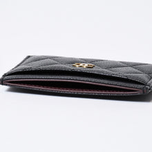 Load image into Gallery viewer, 極美品 CHANEL シャネル マトラッセ ココマーク カードケース AP0213 ランダム番台 ブラック ボルドー キャビアスキン 中古 4b013611