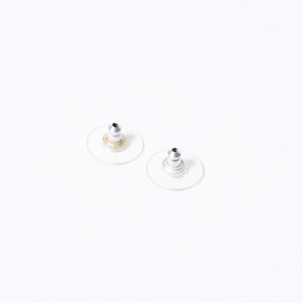 CHANEL シャネル ココマーク ピアス 重量約２.45g 05A刻印 アクリル ラインストーン ブラック クリア シルバー 両耳用 良品 中古 4b013728