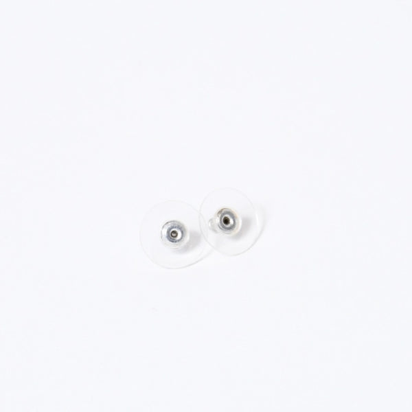 CHANEL シャネル ココマーク ピアス 重量約２.45g 05A刻印 アクリル ラインストーン ブラック クリア シルバー 両耳用 良品 中古 4b013728