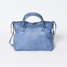 Load image into Gallery viewer, BALENCIAGA バレンシアガ ザ・ヴェロ 2WAY ショルダーバッグ 235216ブルー アンティークゴールド金具 美品 中古 4b013704