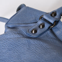 Load image into Gallery viewer, BALENCIAGA バレンシアガ ザ・ヴェロ 2WAY ショルダーバッグ 235216ブルー アンティークゴールド金具 美品 中古 4b013704