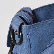 Load image into Gallery viewer, BALENCIAGA バレンシアガ ザ・ヴェロ 2WAY ショルダーバッグ 235216ブルー アンティークゴールド金具 美品 中古 4b013704