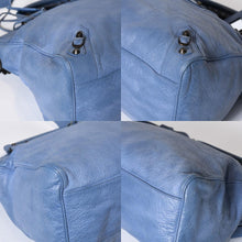 Load image into Gallery viewer, BALENCIAGA バレンシアガ ザ・ヴェロ 2WAY ショルダーバッグ 235216ブルー アンティークゴールド金具 美品 中古 4b013704