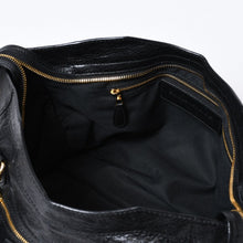 画像をギャラリービューアに読み込む, BALENCIAGA Giant City バレンシアガ ジャイアント シティ 2WAYバッグ 281770 レザー ブラック ゴールド金具 美品 中古 4b013706