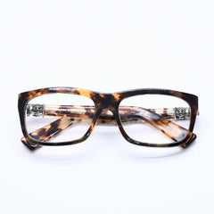 CHROME HEARTS クロムハーツ MYDIXADRYLL 伊達メガネ アイウェア サイズ55□18-135 BSフレア べっ甲カラー シルバー925 美品 中古 4b013763