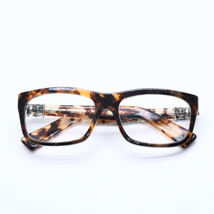 CHROME HEARTS クロムハーツ MYDIXADRYLL 伊達メガネ アイウェア サイズ55□18-135 BSフレア べっ甲カラー シルバー925 美品 中古 4b013763
