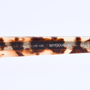 CHROME HEARTS クロムハーツ MYDIXADRYLL 伊達メガネ アイウェア サイズ55□18-135 BSフレア べっ甲カラー シルバー925 美品 中古 4b013763