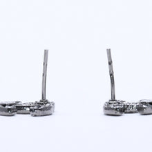 Load image into Gallery viewer, CHANEL シャネル チェーン柄 ココマーク ピアス 両耳用 B14ASV刻印 重量2.2g シルバー メタル 美品 中古 4b012967