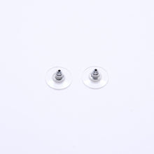 Load image into Gallery viewer, CHANEL シャネル チェーン柄 ココマーク ピアス 両耳用 B14ASV刻印 重量2.2g シルバー メタル 美品 中古 4b012967