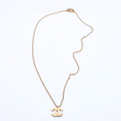 CHANEL Necklace Coco Mark Weight Approx. 5.94g 03P Stamp Gold Gold Necklace Good Condition Used 4c075926