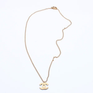 CHANEL Necklace Coco Mark Weight Approx. 5.94g 03P Stamp Gold Gold Necklace Good Condition Used 4c075926