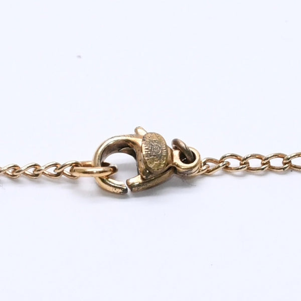 CHANEL Necklace Coco Mark Weight Approx. 5.94g 03P Stamp Gold Gold Necklace Good Condition Used 4c075926