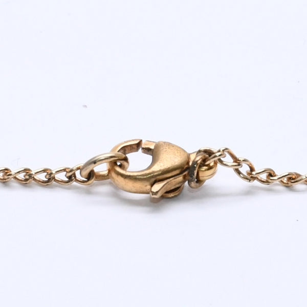 CHANEL Necklace Coco Mark Weight Approx. 5.94g 03P Stamp Gold Gold Necklace Good Condition Used 4c075926