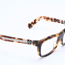 Load image into Gallery viewer, CHROME HEARTS クロムハーツ MYDIXADRYLL 伊達メガネ アイウェア サイズ55□18-135 BSフレア べっ甲カラー シルバー925 美品 中古 4b013763