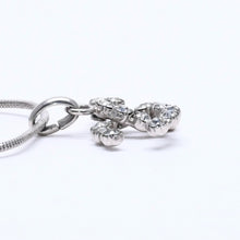 Load image into Gallery viewer, 極美品 CHANEL シャネル ココマーク ネックレス SV 00A ライトストーン シルバー 中古 4b012975