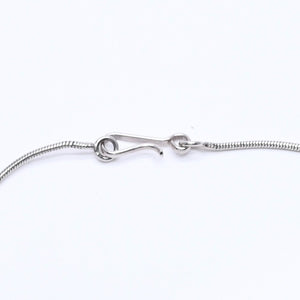 Very Good Condition CHANEL Cocomark Necklace SV 00A Light Stone Silver Used 4b012975