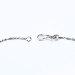 Very Good Condition CHANEL Cocomark Necklace SV 00A Light Stone Silver Used 4b012975