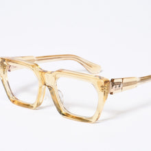 Load image into Gallery viewer, CHROME HEARTS クロムハーツ サングラス アイウェア JELLY&amp;JAM サイズ53□21-140 アセテート ゴールド クリア 美品 中古 4b013633