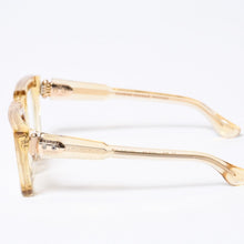 Load image into Gallery viewer, CHROME HEARTS クロムハーツ サングラス アイウェア JELLY&amp;JAM サイズ53□21-140 アセテート ゴールド クリア 美品 中古 4b013633