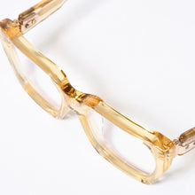 Load image into Gallery viewer, CHROME HEARTS クロムハーツ サングラス アイウェア JELLY&amp;JAM サイズ53□21-140 アセテート ゴールド クリア 美品 中古 4b013633
