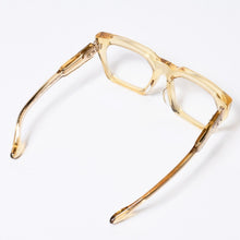 Load image into Gallery viewer, CHROME HEARTS クロムハーツ サングラス アイウェア JELLY&amp;JAM サイズ53□21-140 アセテート ゴールド クリア 美品 中古 4b013633