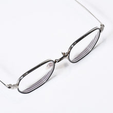 Load image into Gallery viewer, CHROME HEARTS クロムハーツ BONE PRONE Ⅰ 伊達メガネ アイウェア サイズ48□21-150 CHプラス シルバー925 美品 中古 4b013764