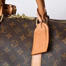 Load image into Gallery viewer, LOUIS VUITTON ルイヴィトン モノグラム キーポル45 ボストンバッグ M41428 PVC ヌメ革 ブラウン ゴールド金具 美品 中古 4b013708