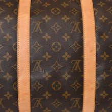 Load image into Gallery viewer, LOUIS VUITTON ルイヴィトン モノグラム キーポル45 ボストンバッグ M41428 PVC ヌメ革 ブラウン ゴールド金具 美品 中古 4b013708