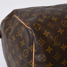 Load image into Gallery viewer, LOUIS VUITTON ルイヴィトン モノグラム キーポル45 ボストンバッグ M41428 PVC ヌメ革 ブラウン ゴールド金具 美品 中古 4b013708