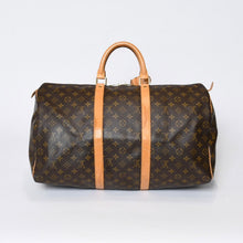 Load image into Gallery viewer, LOUIS VUITTON ルイヴィトン キーポル50 ボストンバッグ M41426 モノグラム PVC レザー モノグラム ゴールド金具 美品 中古 4b013707