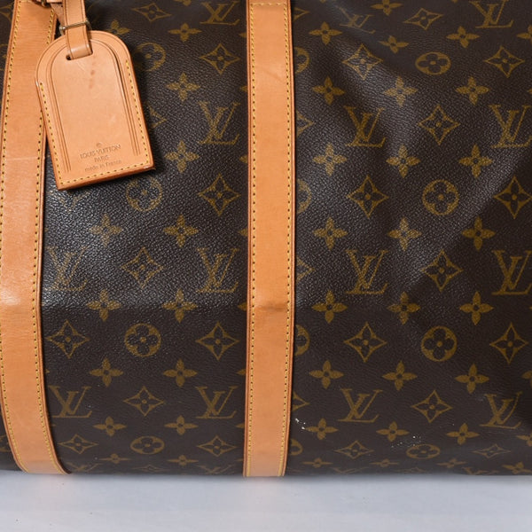 LOUIS VUITTON ルイヴィトン キーポル50 ボストンバッグ M41426 モノグラム PVC レザー モノグラム ゴールド金具 美品 中古 4b013707