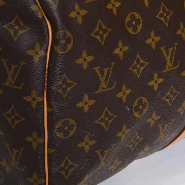 LOUIS VUITTON ルイヴィトン キーポル50 ボストンバッグ M41426 モノグラム PVC レザー モノグラム ゴールド金具 美品 中古 4b013707