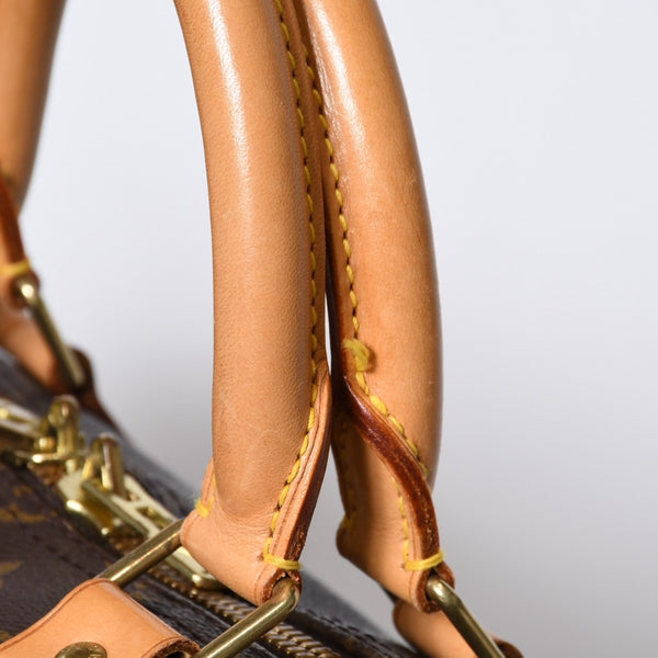 LOUIS VUITTON ルイヴィトン キーポル50 ボストンバッグ M41426 モノグラム PVC レザー モノグラム ゴールド金具 美品 中古 4b013707