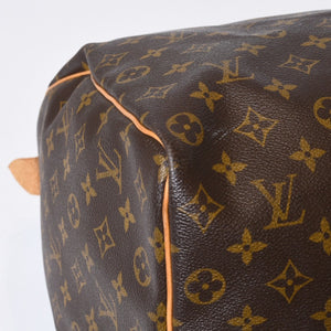 LOUIS VUITTON ルイヴィトン キーポル50 ボストンバッグ M41426 モノグラム PVC レザー モノグラム ゴールド金具 美品 中古 4b013707