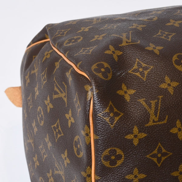 LOUIS VUITTON ルイヴィトン キーポル50 ボストンバッグ M41426 モノグラム PVC レザー モノグラム ゴールド金具 美品 中古 4b013707