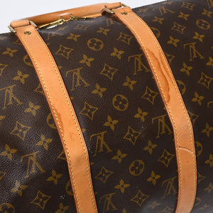 LOUIS VUITTON ルイヴィトン キーポル50 ボストンバッグ M41426 モノグラム PVC レザー モノグラム ゴールド金具 美品 中古 4b013707