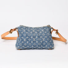 画像をギャラリービューアに読み込む, 極美品 LOUIS VUITTON ルイヴィトン モノグラムデニム バギーPM ショルダーバッグ ワンショルダー M95049 インディゴブルー 中古 4b013842