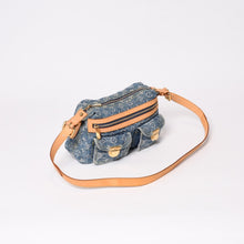 画像をギャラリービューアに読み込む, 極美品 LOUIS VUITTON ルイヴィトン モノグラムデニム バギーPM ショルダーバッグ ワンショルダー M95049 インディゴブルー 中古 4b013842