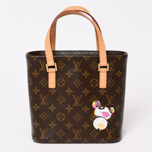 画像をギャラリービューアに読み込む, 極美品 LOUIS VUITTON ルイヴィトン 村上隆 ハンドバッグ ヴァヴァンPM モノグラムパンダ M51173 ブラウン ゴールド金具 中古 4b013863