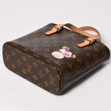 画像をギャラリービューアに読み込む, 極美品 LOUIS VUITTON ルイヴィトン 村上隆 ハンドバッグ ヴァヴァンPM モノグラムパンダ M51173 ブラウン ゴールド金具 中古 4b013863