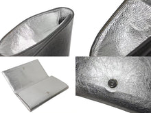 Load image into Gallery viewer, 極美品 YVES SAINT LAURENT イブ サンローラン クラッチバッグ シルバー アクセサリーポーチ 361120 中古 4b001387