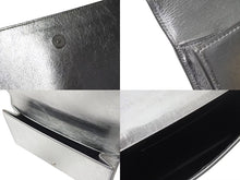 Load image into Gallery viewer, 極美品 YVES SAINT LAURENT イブ サンローラン クラッチバッグ シルバー アクセサリーポーチ 361120 中古 4b001387