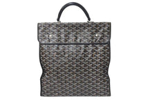 画像をギャラリービューアに読み込む, 極美品 GOYARD ゴヤール サンレジェ バックパック リュック STLEGEMMLTY01CG01P ブラック シルバー金具 中古 4b001390