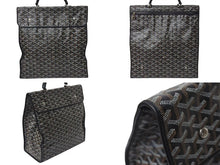 画像をギャラリービューアに読み込む, 極美品 GOYARD ゴヤール サンレジェ バックパック リュック STLEGEMMLTY01CG01P ブラック シルバー金具 中古 4b001390